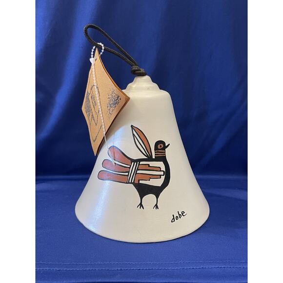 Pottery Dobe of Arizona Wind Chine with Holepec Painting - Picture 1 of 8